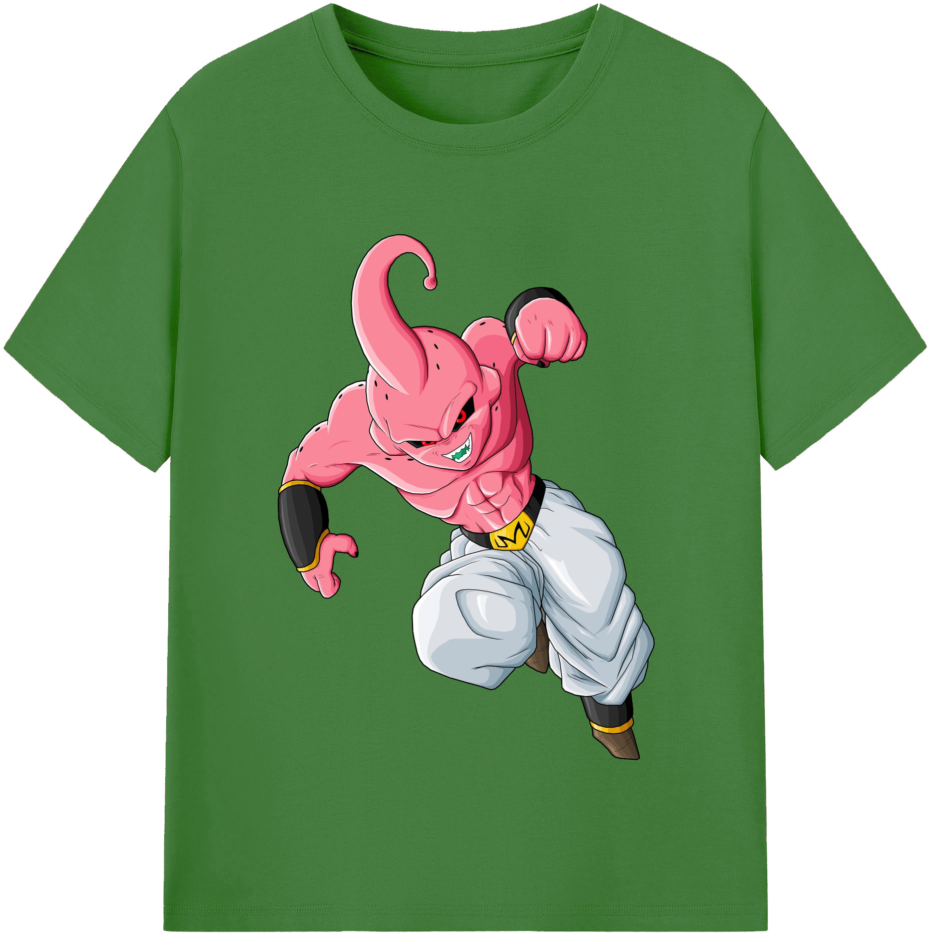 （画像用） ドラゴンボール 魔人ブウ DRAGON BALL Majin Buu レディースカジュアルプリントTシャツ（綿100％）